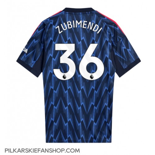 Koszulka piłkarska Arsenal Martin Zubimendi #36 Strój wyjazdowy 2025-26 tanio Krótki Rękaw Koszulka piłkarska Arsenal Martin Zubimendi #36 Strój wyjazdowy 2025-26 tanio Krótki Rękaw